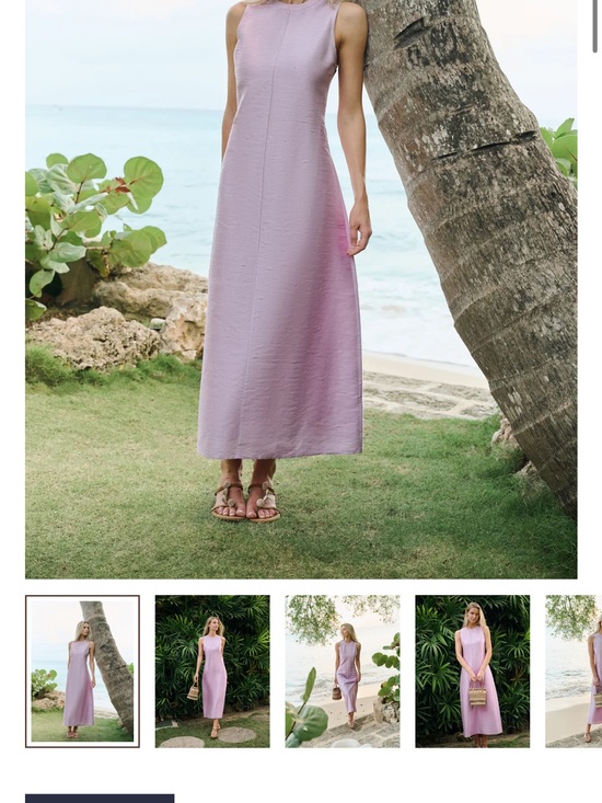 Julia Amory Dresses & Skirts - Light Pink Sleeveless Maxi Skirt - Women's Lightweight Summer Skirt
